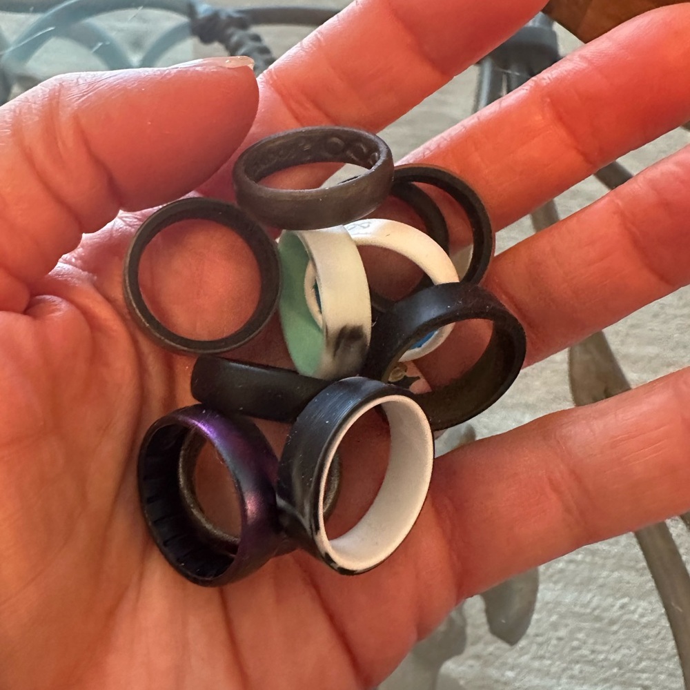 Silicone Rings Size 7